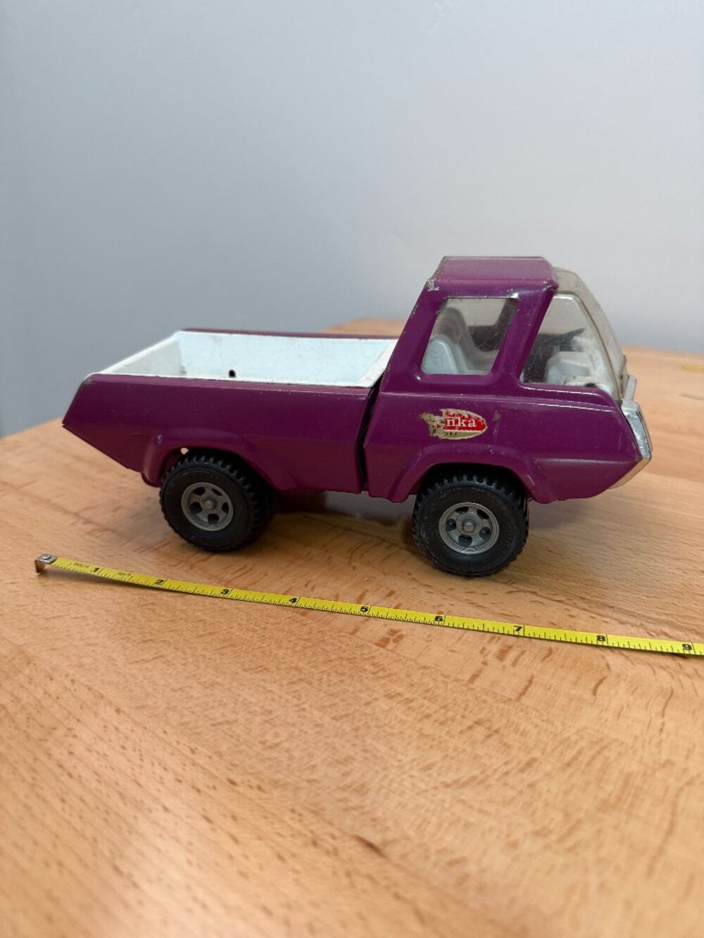 Vintage Purple Tonka Toy Truck, Pressed Steel